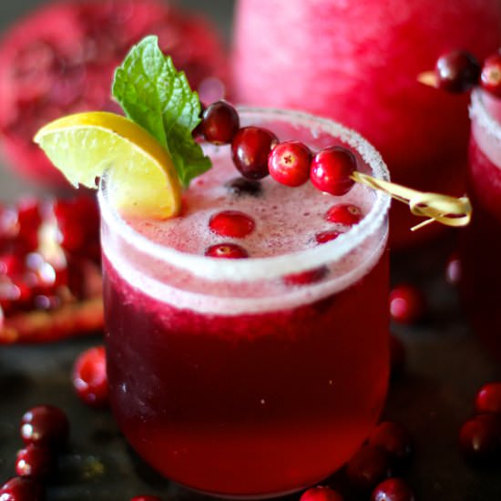Cranberry Pomegranate Margarita