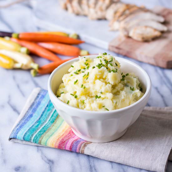 Goat Cheese & Chive Mashed Potatoes