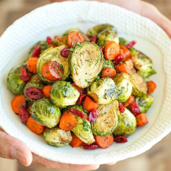 Balsamic Roasted Brussels Sprouts