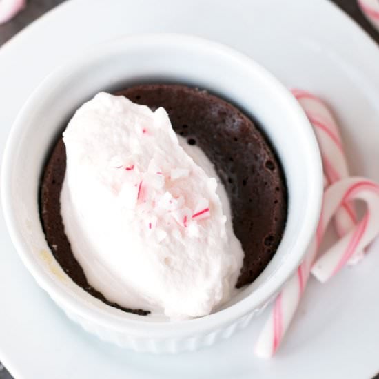Gooey Dark Chocolate Cakes