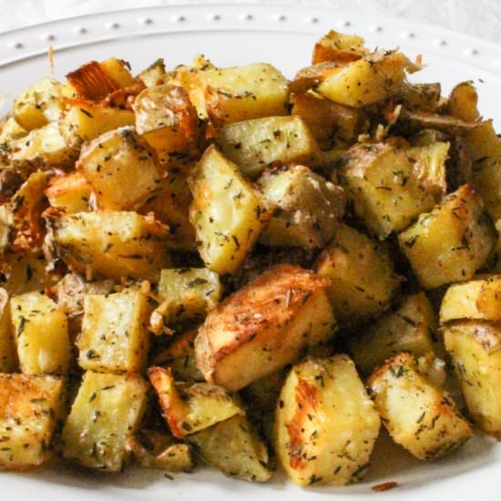 Parmesan Garlic Roasted Potatoes