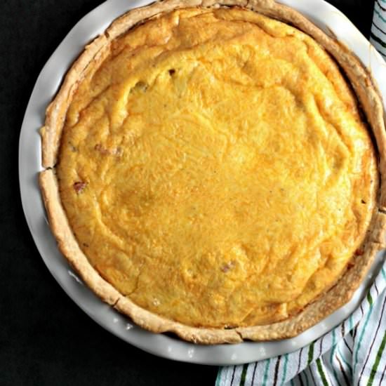 Ham and Potato Quiche