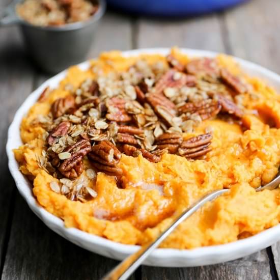 Browned Butter Mashed Sweet Potatoes
