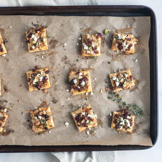 Caramelized Onion Apple Tarts