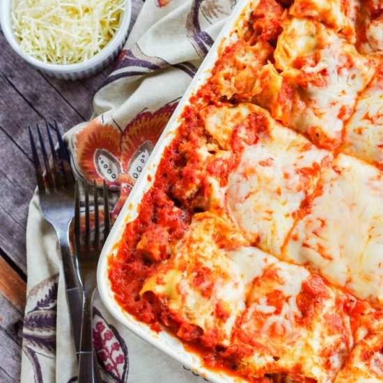 Easy Chicken Parmesan Lasagna