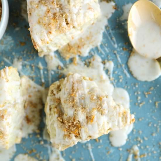 mini cinnamon orange scones