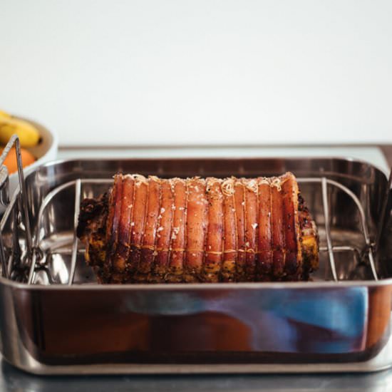 Porchetta and potatoes
