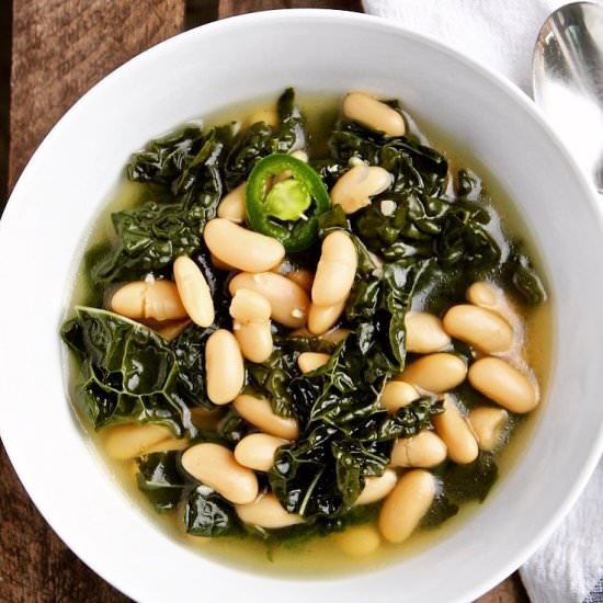 Tuscan Kale & Cannellini Bean Soup