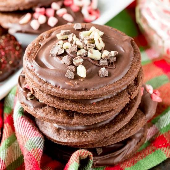 Peppermint Chocolate Cookies