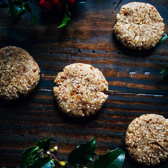 Raw Vegan Marzipan Cookies
