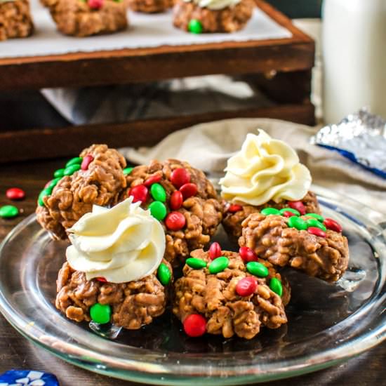 Butterscotch and Chocolate Cookies