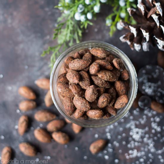 Gingerbread Spiced Almonds