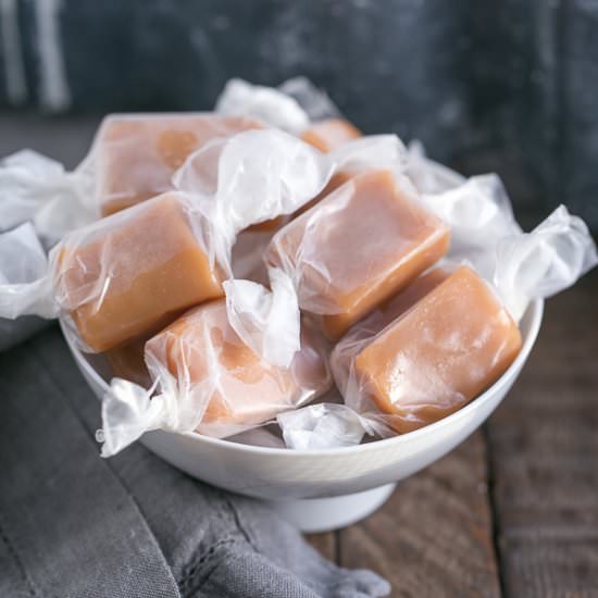 Soft Chewy Cream Caramels