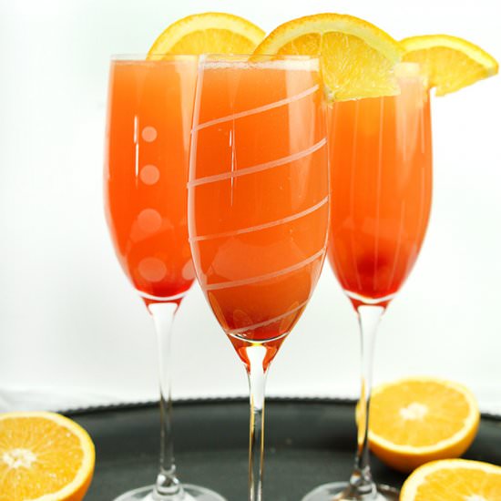 Holiday Mimosa Punch