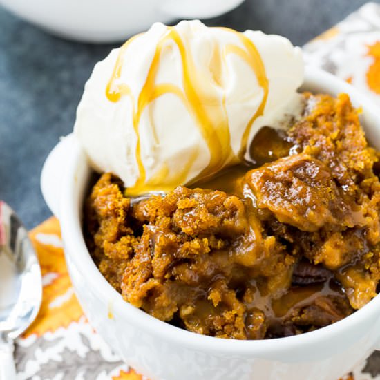 Slow Cooker Pumpkin Cake