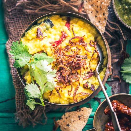 Moong Dal daliya ki Khichdi