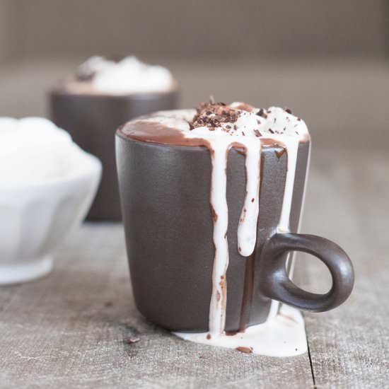 Bourbon Nutella Hot Chocolate