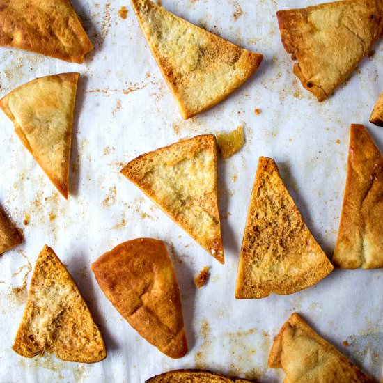 Sage & Browned Butter Pita Chips