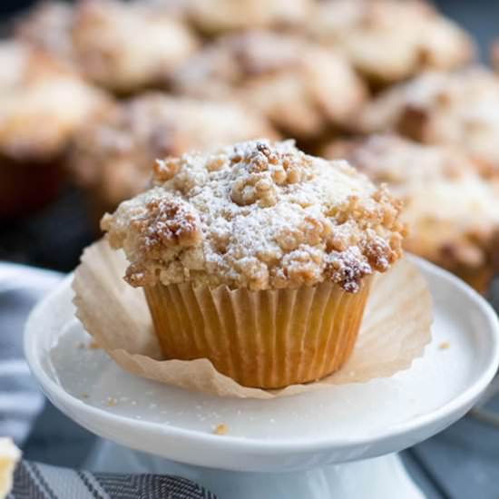 Egg Nog Crumb Muffins