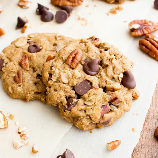 Maple Pecan Chocolate Chip Cookies