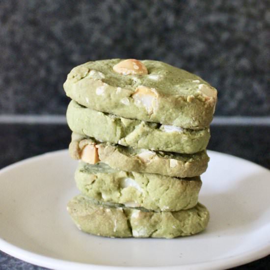 Vegan Matcha Green Tea Shortbread
