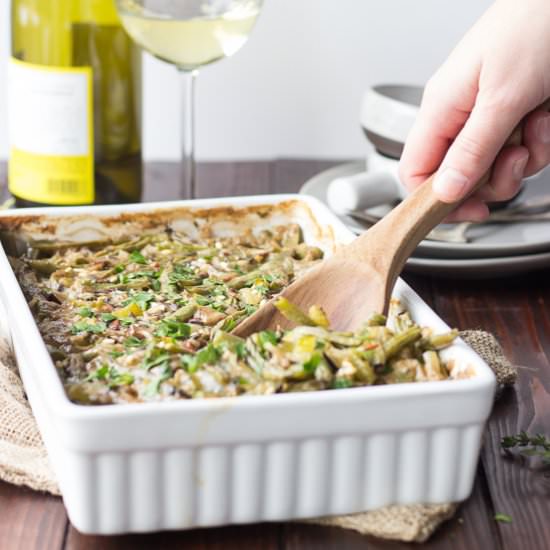 Green Bean Wild Rice Casserole