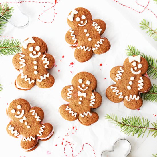 Gingerbread Ice Cream Sandwiches