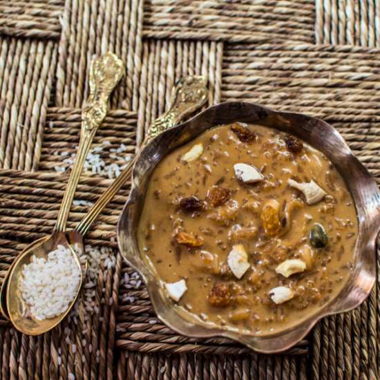 Khejur Gurer Payesh or Rice Pudding