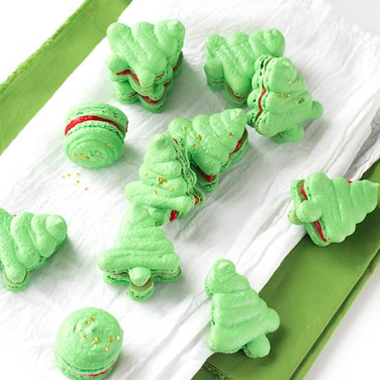Christmas Macarons
