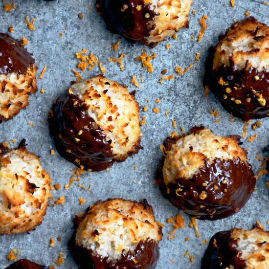 Chocolate Orange Macaroons
