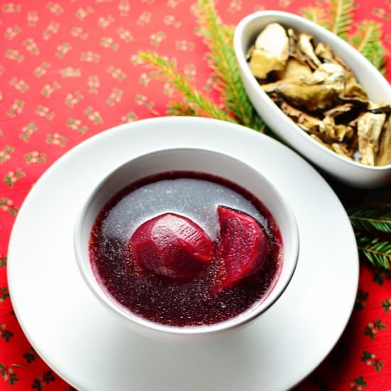 Polish Christmas Eve Borscht