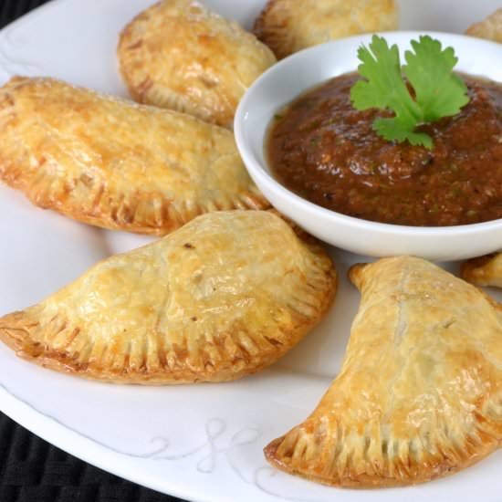 Shredded Beef and Cheddar Empanadas