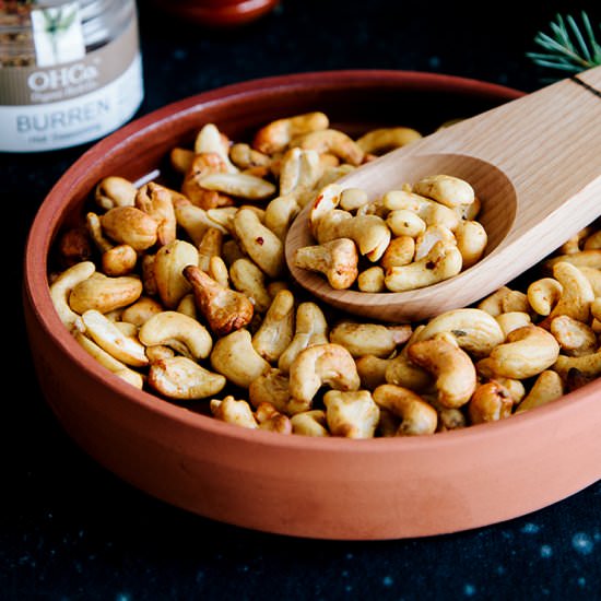 Spicy Roasted Nuts