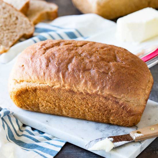 Honey Whole Wheat Bread