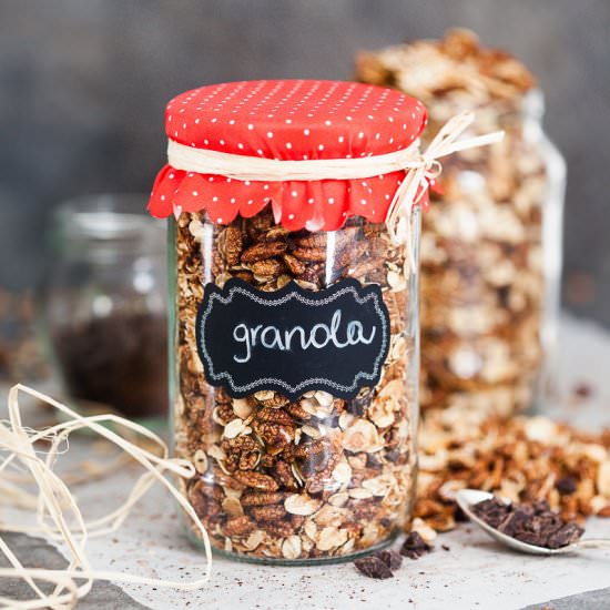 Dark Chocolate Breakfast Granola