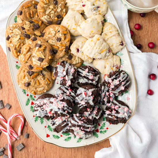 Double Chocolate Peppermint Cookies