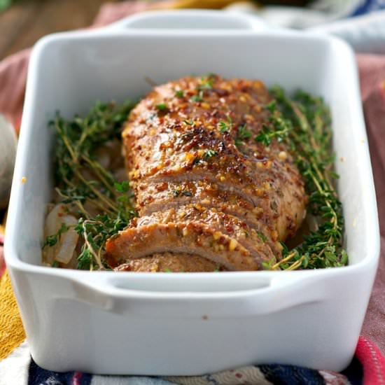 Garlic Brown Sugar Pork Tenderloin