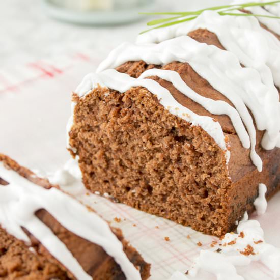 Healthy Gingerbread Loaf Cake