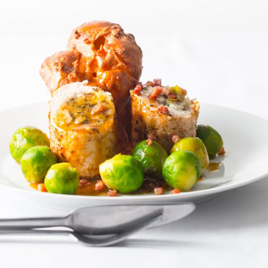 Poached Stuffed Chicken Breast