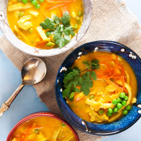 Curried Chicken Noodle Soup
