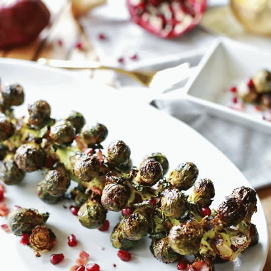 Brussels Sprouts with Pomegranate