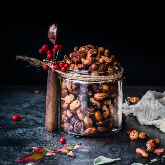 Slow Cooker Spiced Nuts