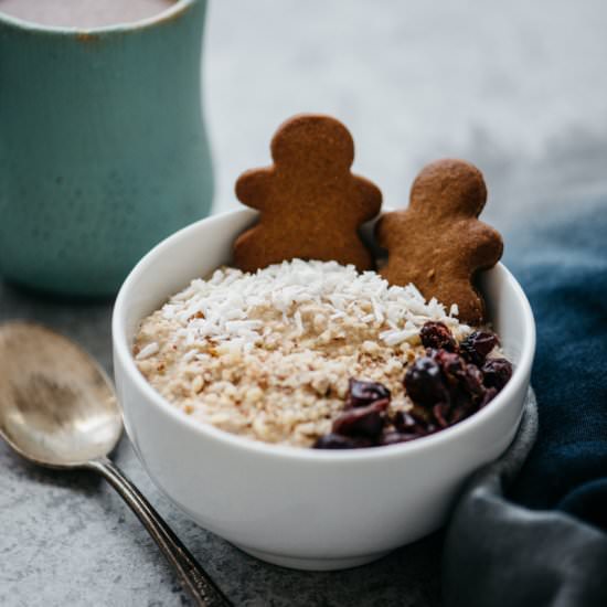 Gingerbread Overnight Oats