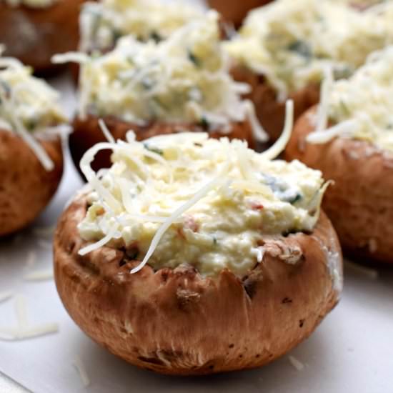 Artichoke Stuffed Mushroom