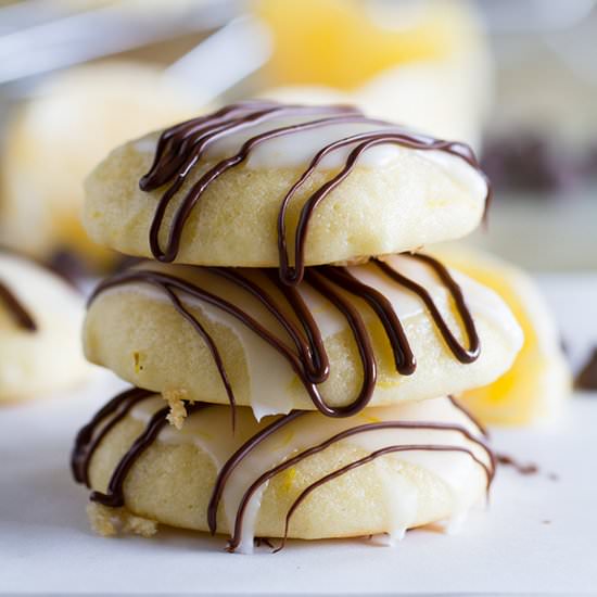 Chocolate Orange Ricotta Cookies