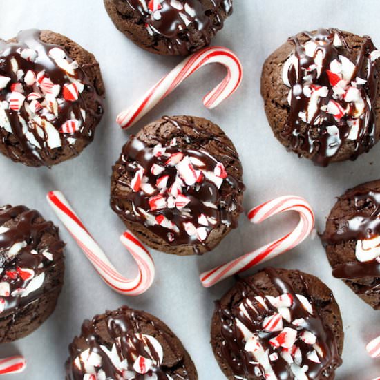 Peppermint Marshmallow Cookies