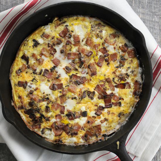 Bacon Cheddar Hashbrown Flip