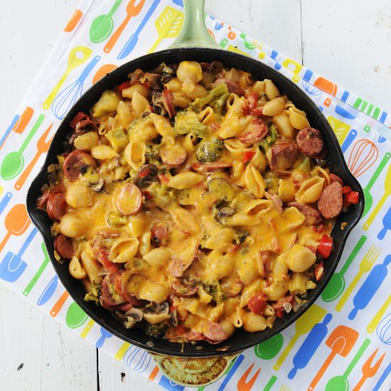 Easy Cheesy Sausage Skillet