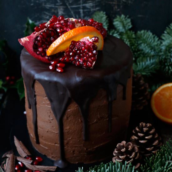 Vegan Chocolate Orange Cake