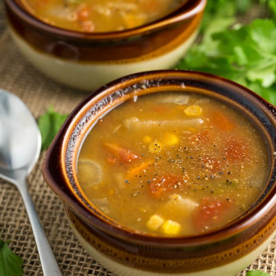 Black Bean Vegetable Soup